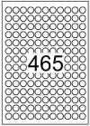 Circle label 15mm diameter - Fluorescent Paper Labels