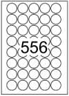 Circle label 32mm diameter - White Paper Labels