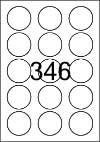 Circle Label 50 mm diameter - Fluorescent Economy Labels