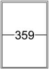 Rectangle Labels 199.6 x 143.5mm - Fluorescent Brand Compatible