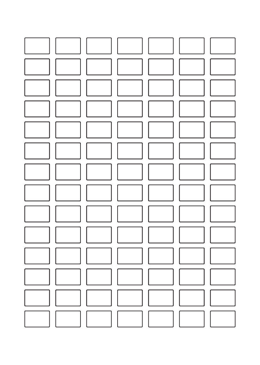 Rectangle labels 20mm x 13mm - White Paper Labels
