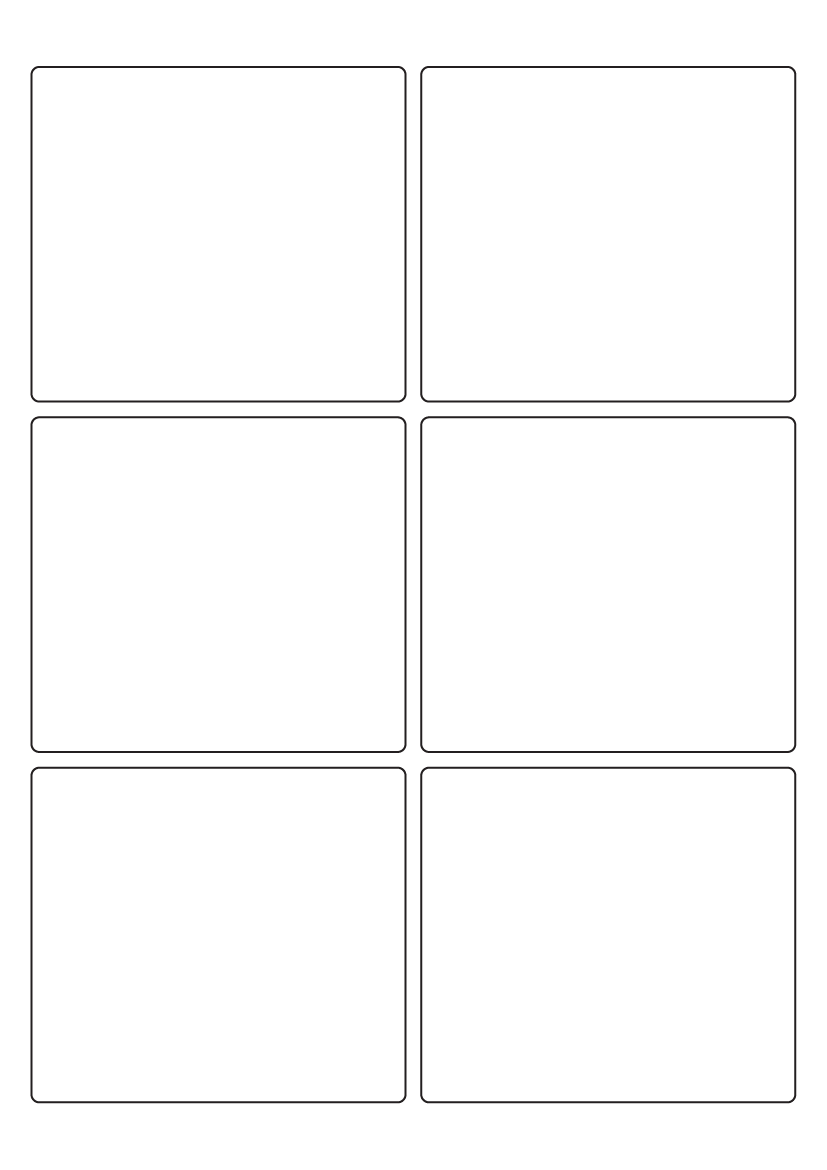 Rectangle labels 95mm x 85mm - White Paper Labels