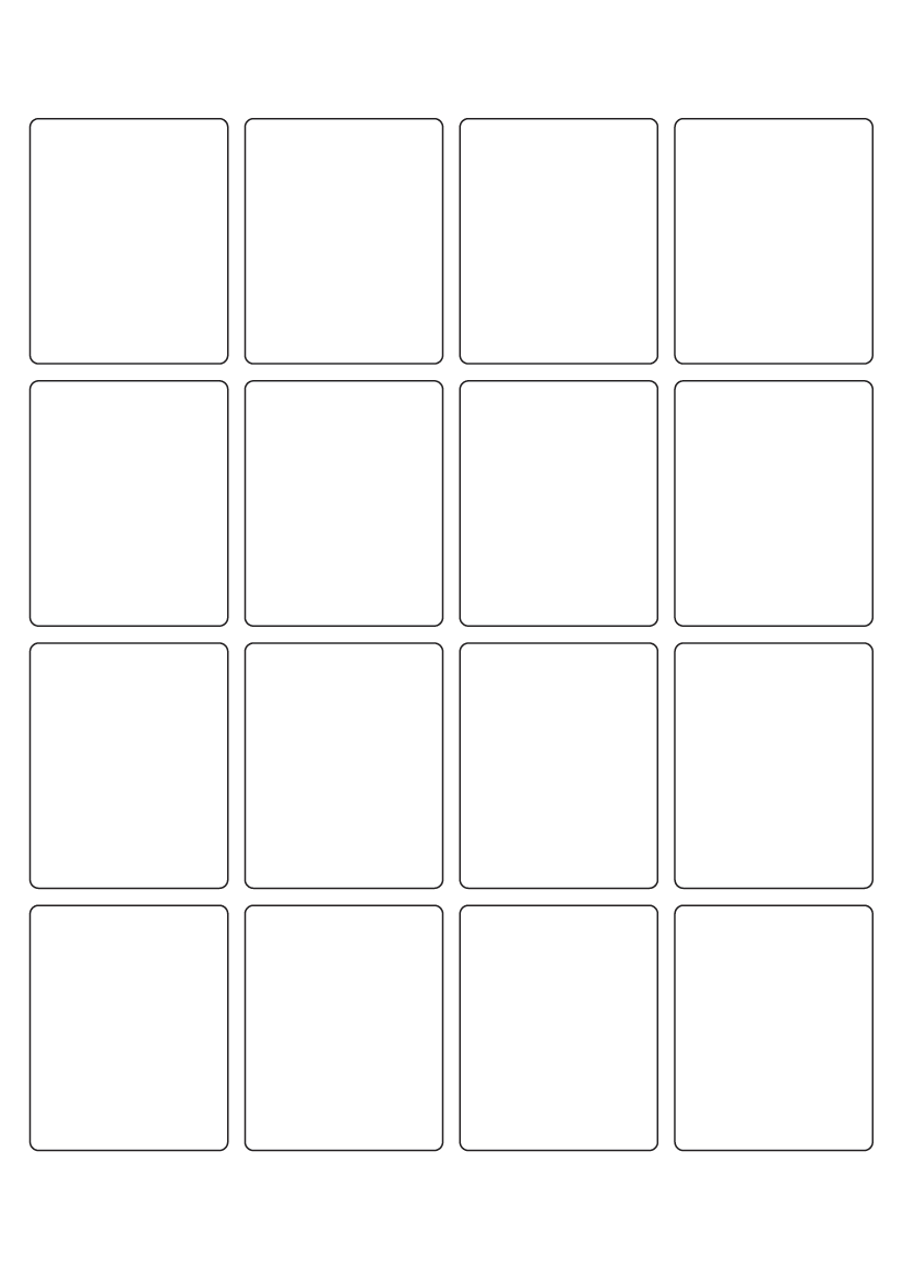 Rectangle labels 57mm x 46mm - White Paper Labels