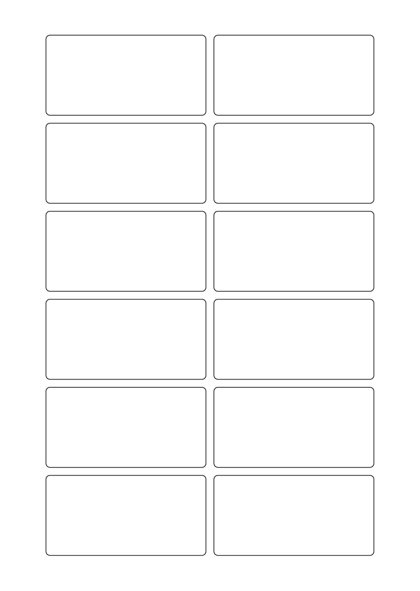 Rectangle labels 80mm x 40mm - White Paper Labels