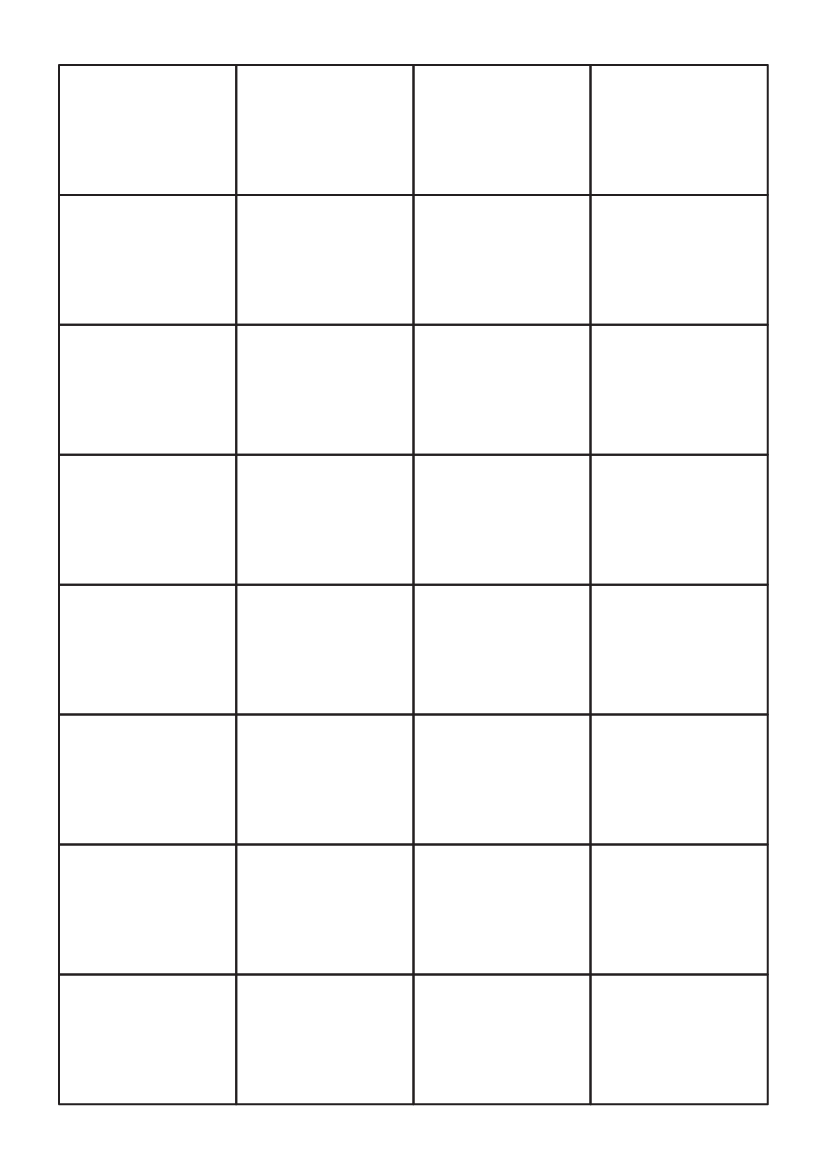 Rectangle labels 45mm x 33mm - Vinyl PVC Labels