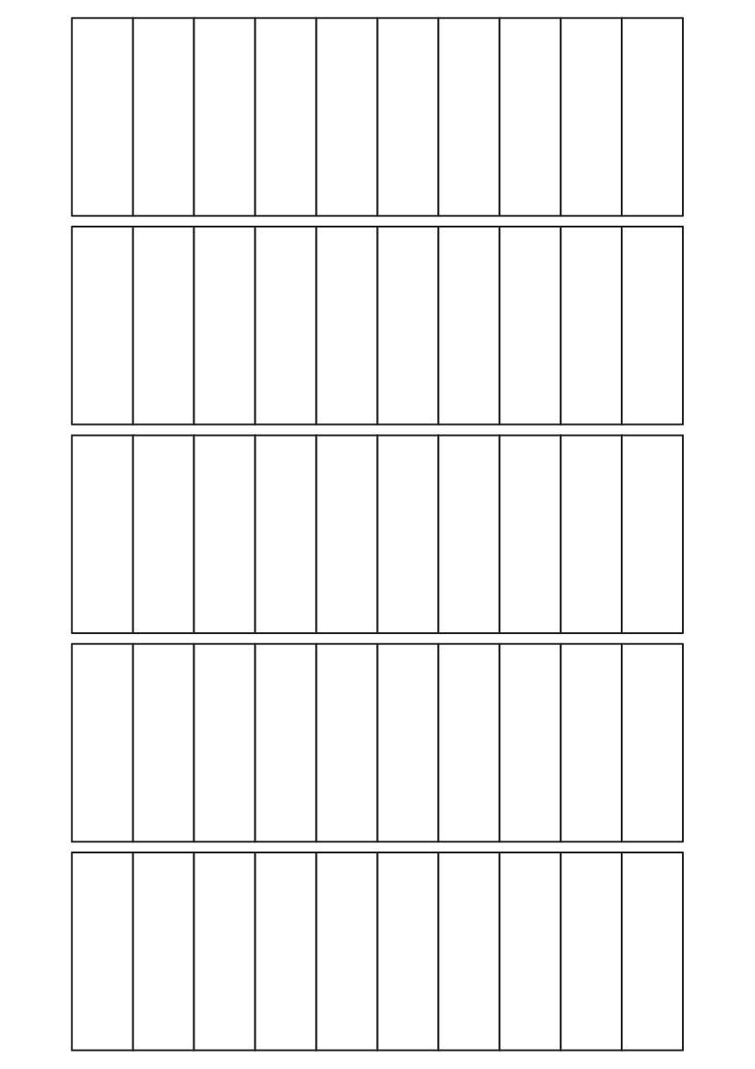 Rectangle labels 55mm x 17mm - Vinyl PVC Labels