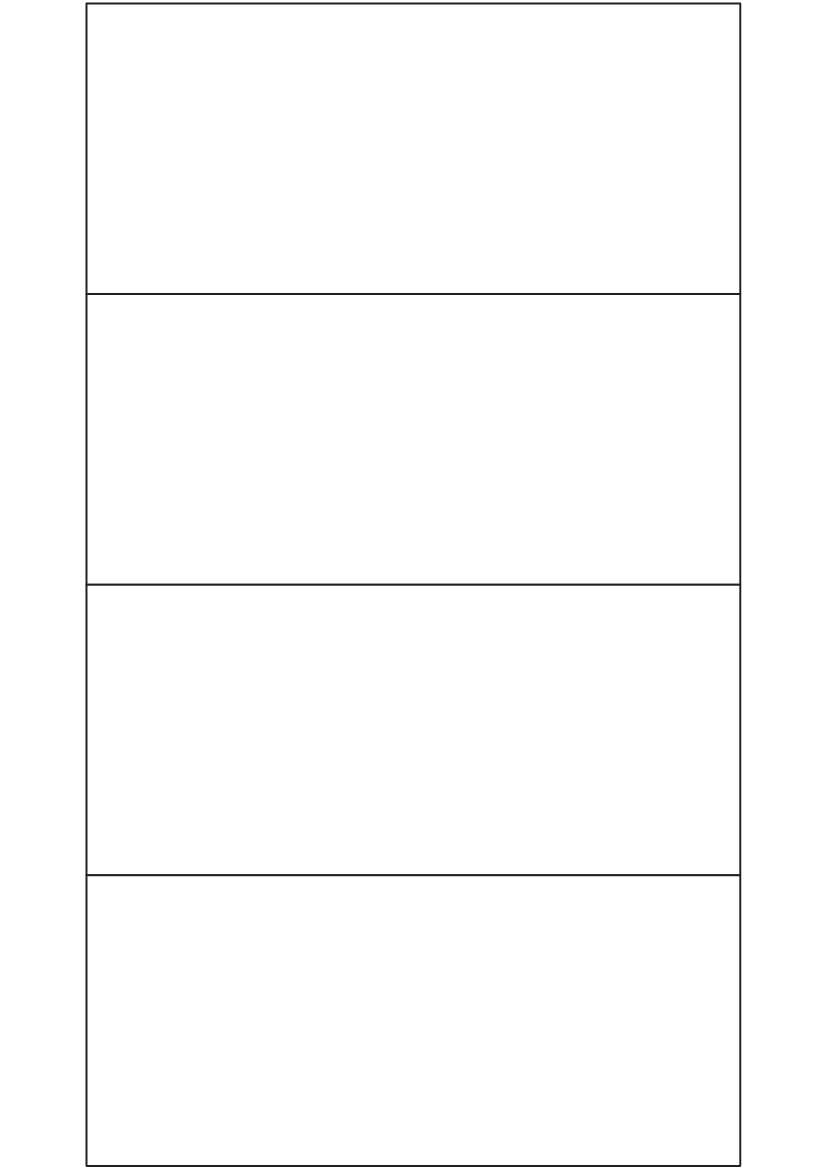 Rectangle labels 166mm x 73.82mm - Vinyl PVC Labels