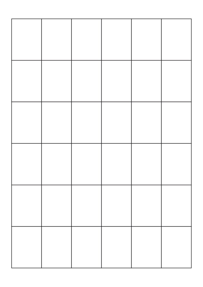 Rectangle labels 43mm x 31mm - Vinyl PVC Labels