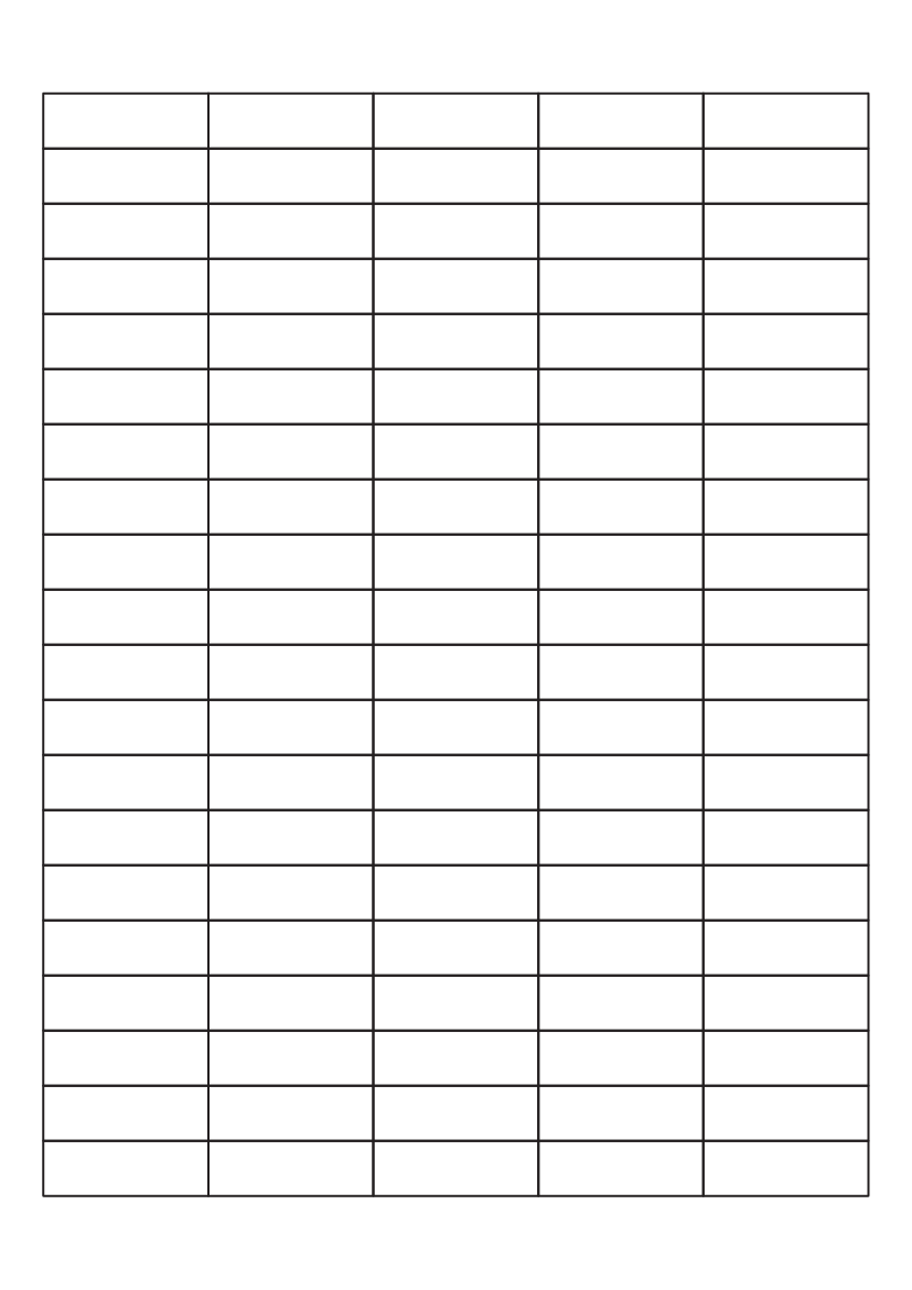 Rectangle labels 38mm x 12mm - Vinyl PVC Labels