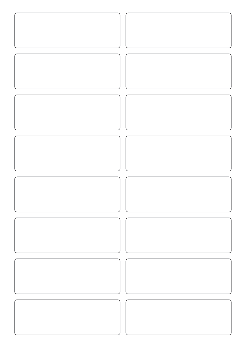 Rectangle labels 90mm x 30mm - Vinyl PVC Labels