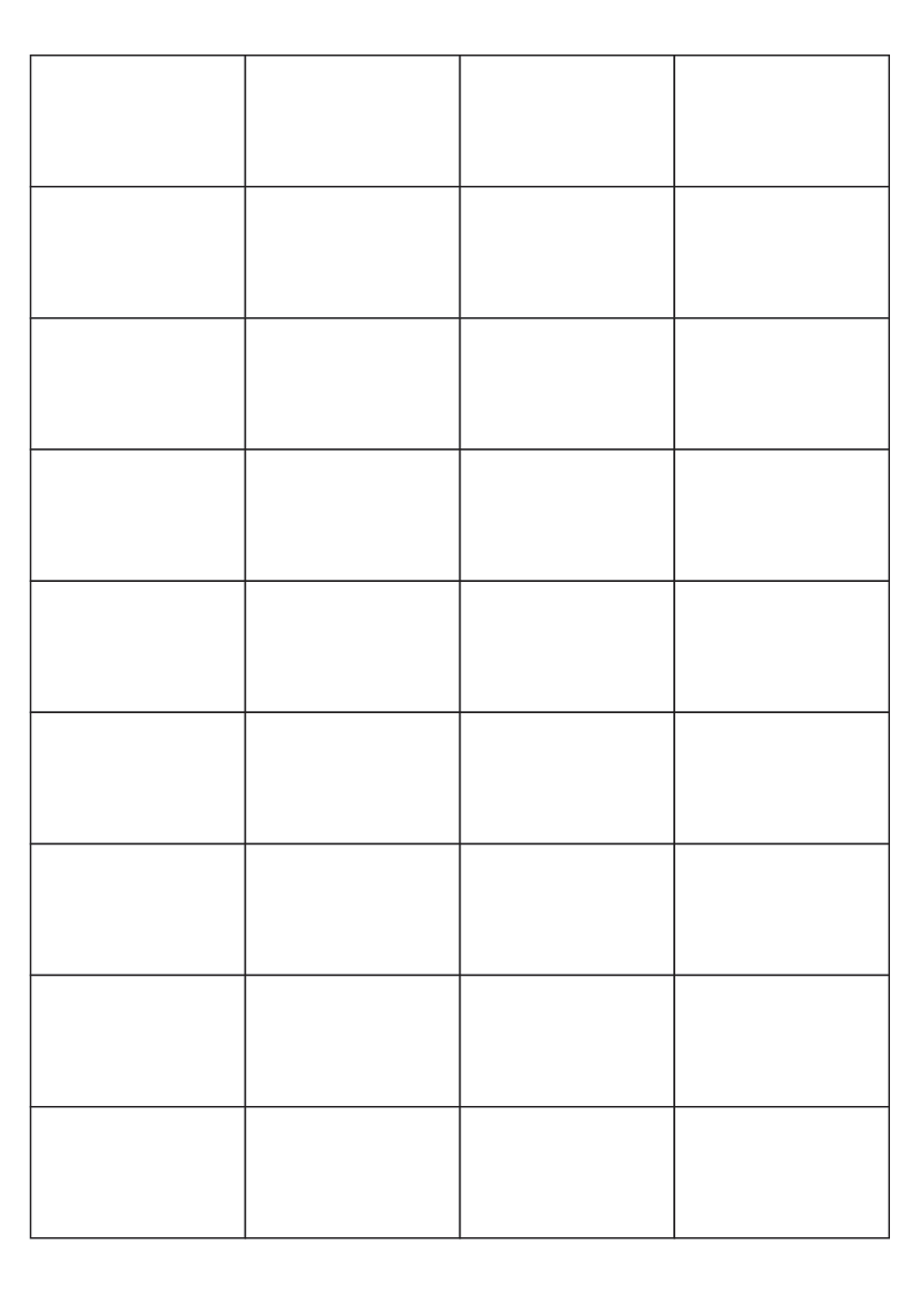 Rectangle labels 49mm x 30mm - Vinyl PVC Labels