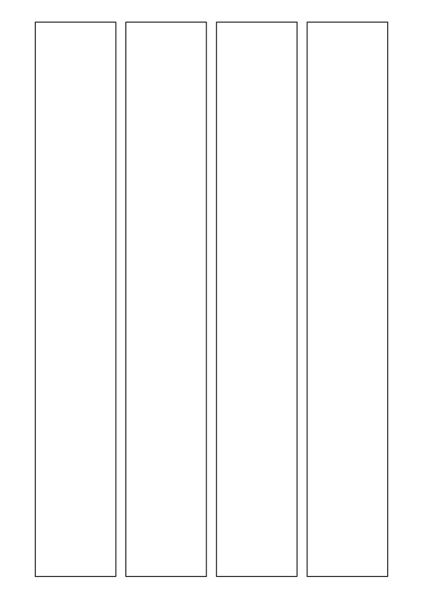 Rectangle labels 275mm x 40mm - Vinyl PVC Labels