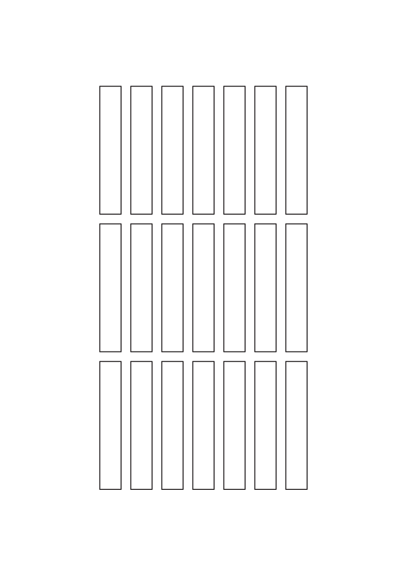 Rectangle labels 66mm x 11mm - Vinyl PVC Labels