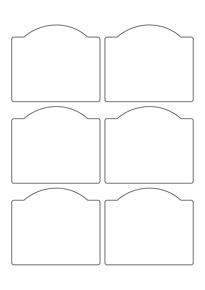 Bottle labels 90.5mm x 78.5mm - White Paper Labels
