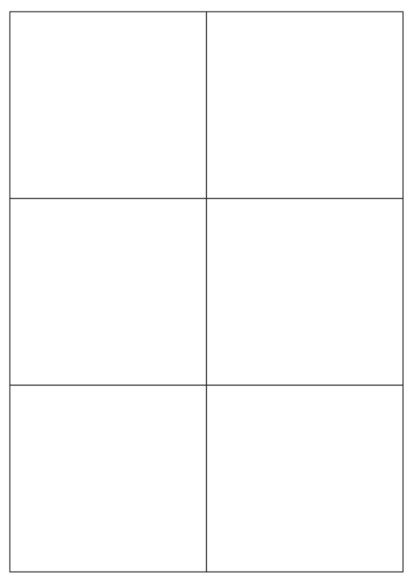 Rectangle labels 100mm x 95mm - Vinyl PVC Labels