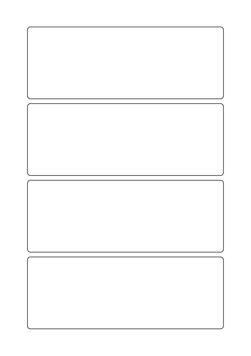 Rectangle labels 164mm x 60mm - Vinyl PVC Labels