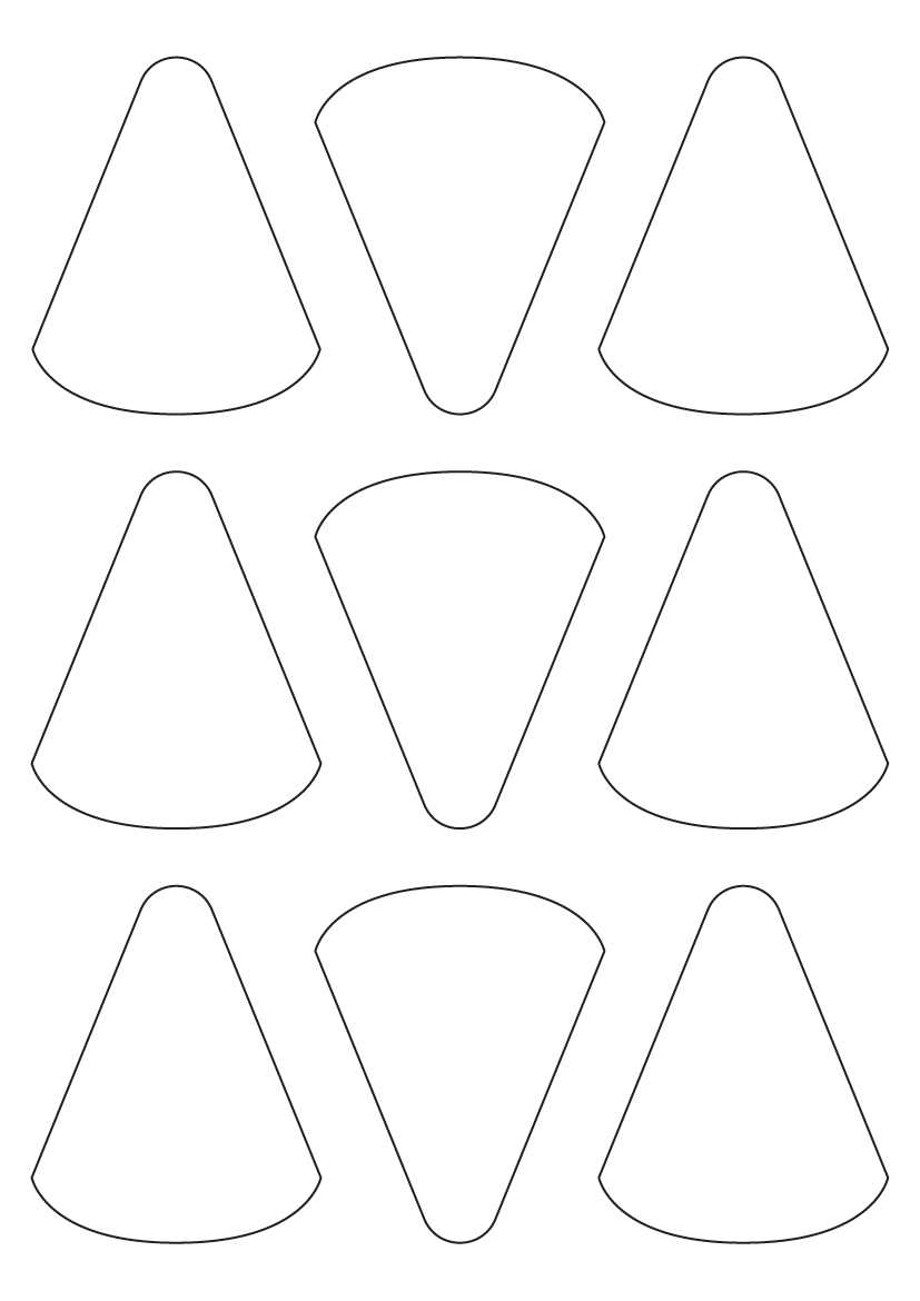 Shape labels 81.5mm x 66mm - White Paper Labels