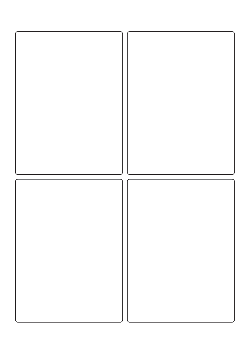 Rectangle labels 120mm x 90mm - Vinyl PVC Labels