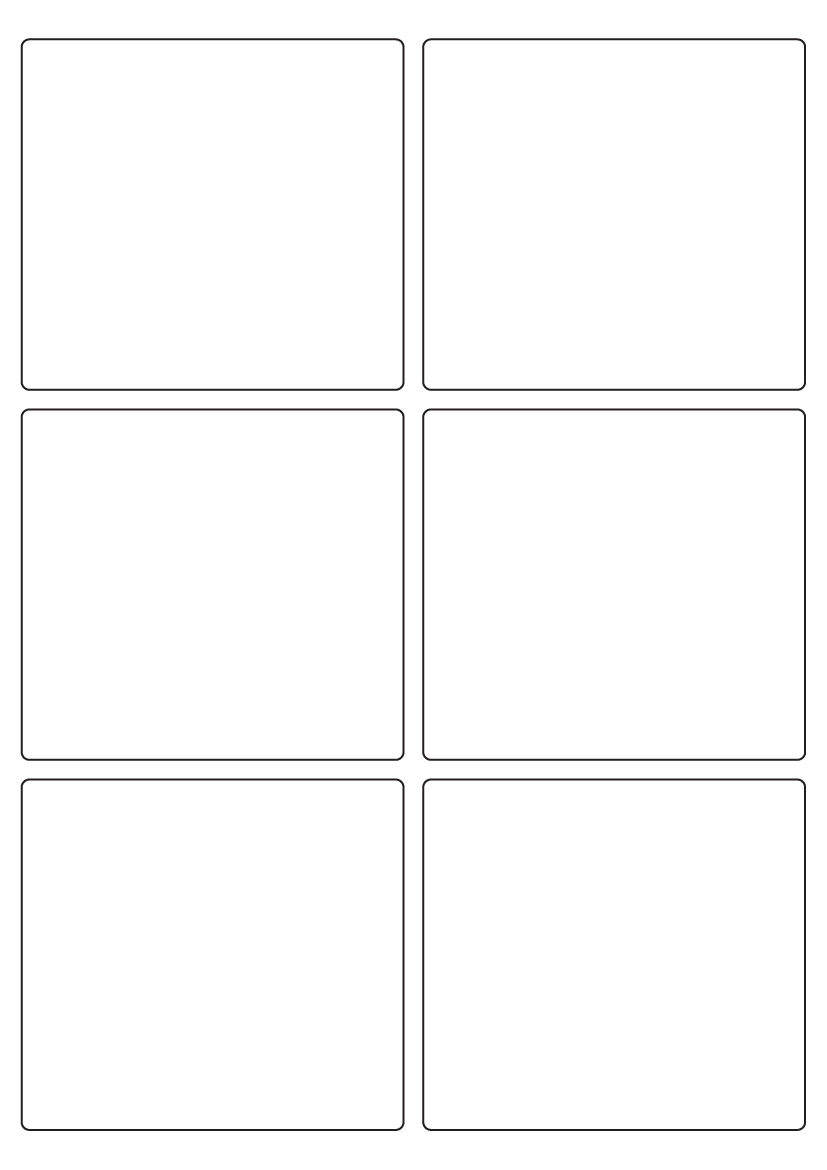 Rectangle Labels 97 mm x 89 mm - White Paper Labels