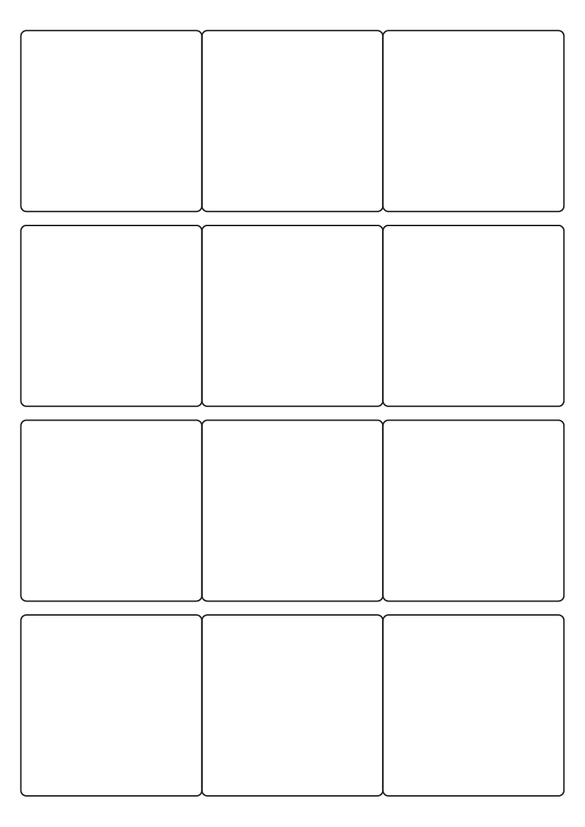 Rectangle Labels 65 mm x 65 mm - White Paper Labels