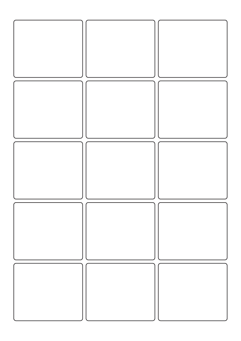 Rectangle Labels 60 mm x 50 mm - White Paper Labels