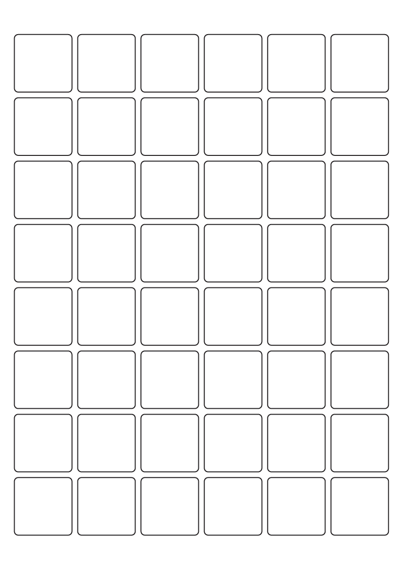 Rectangle Labels 30 mm x 30 mm - White Paper Labels