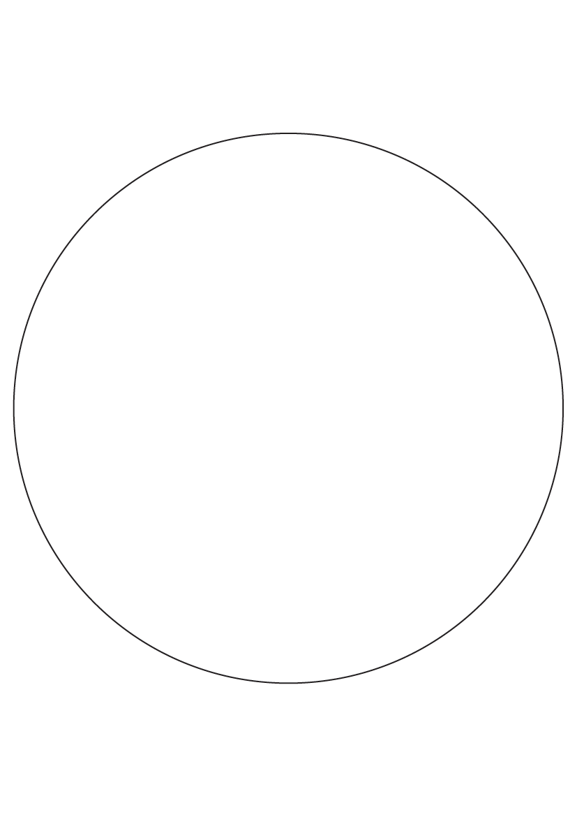 Circle label 200mm diameter - Solid Colours Paper Labels