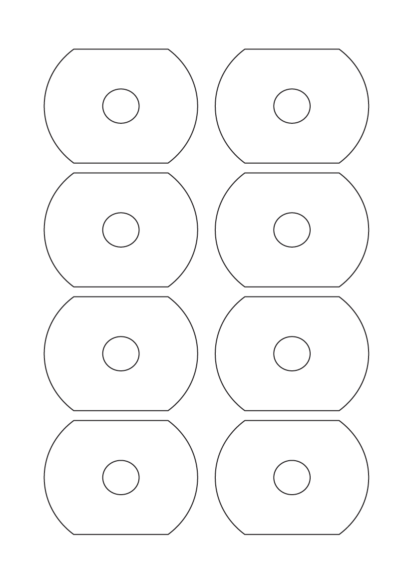 CD labels business card round - Solid Colours Paper Labels CD labels business card round - Solid Colours Paper Labels