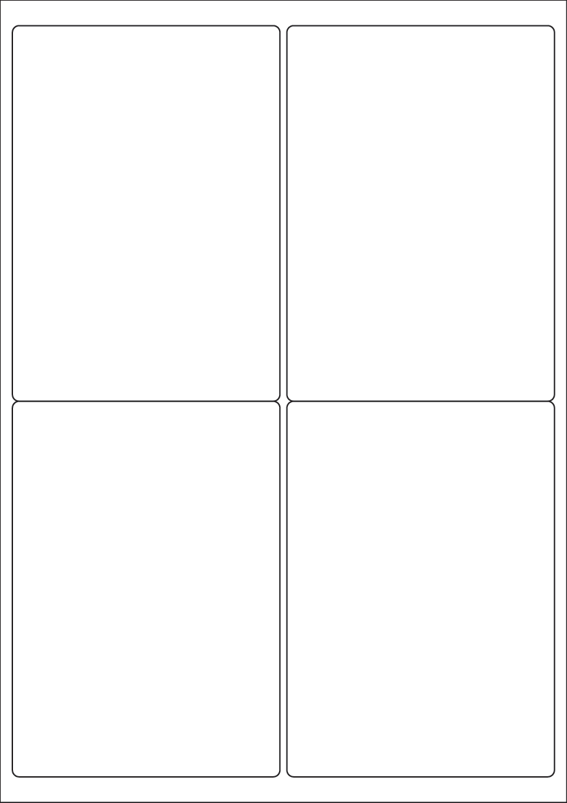 99.1mm x 139mm - White Economy Labels - Brand Compatible