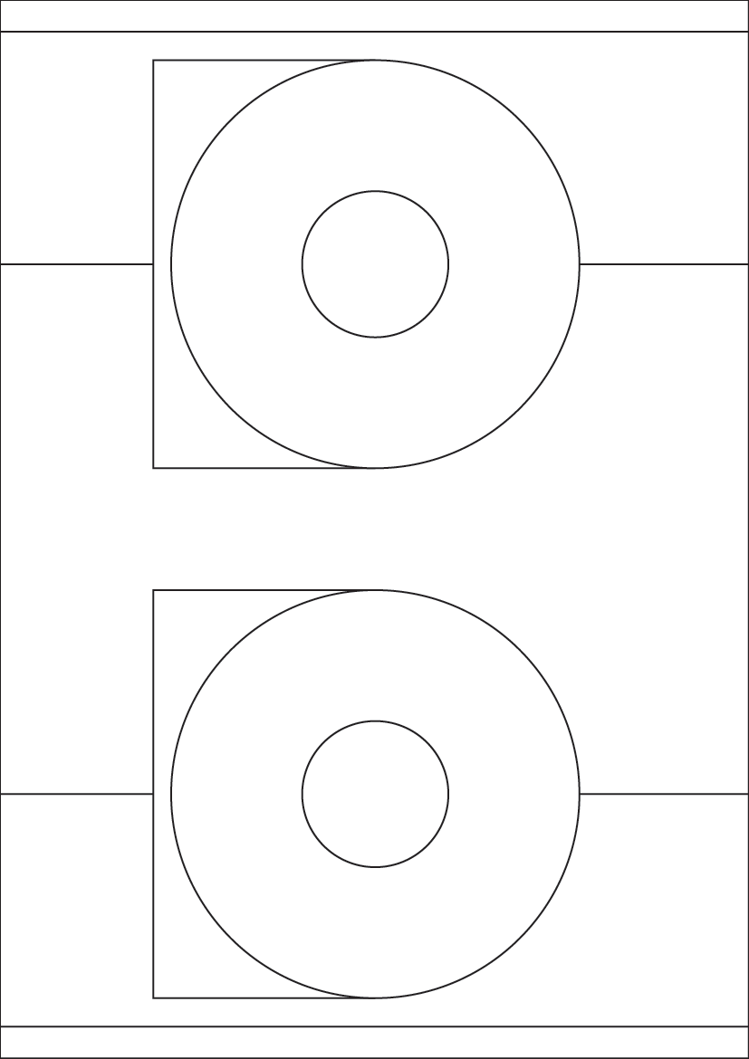 CD/DVD Labels - Solid Colours Paper Labels - Brand Compatible