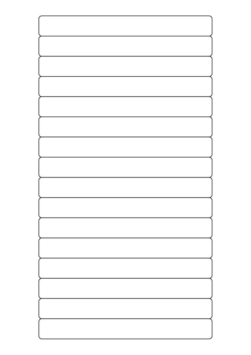 Rectangle Video Spine Label - White Paper Label Brand Compatible