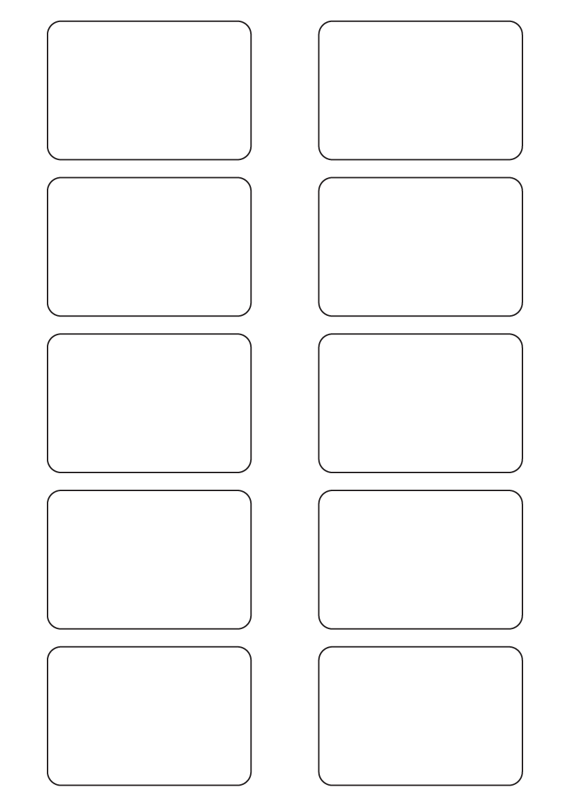 Rectangle Labels 75 mm x 51 mm - White Paper Labels