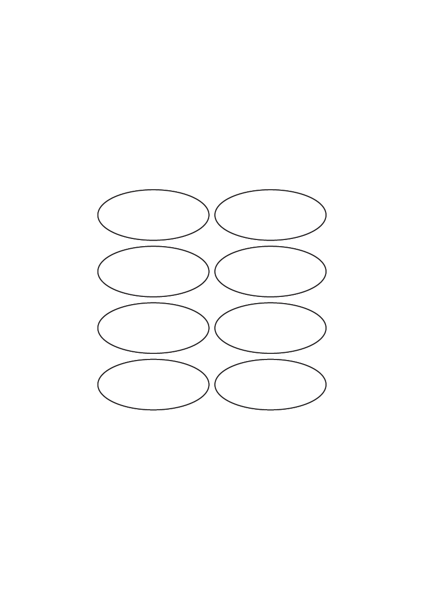 Oval Label 55 mm x 25 mm - Fluorescent Paper Labels Oval Label 55 mm x 25 mm - Fluorescent Paper Labels