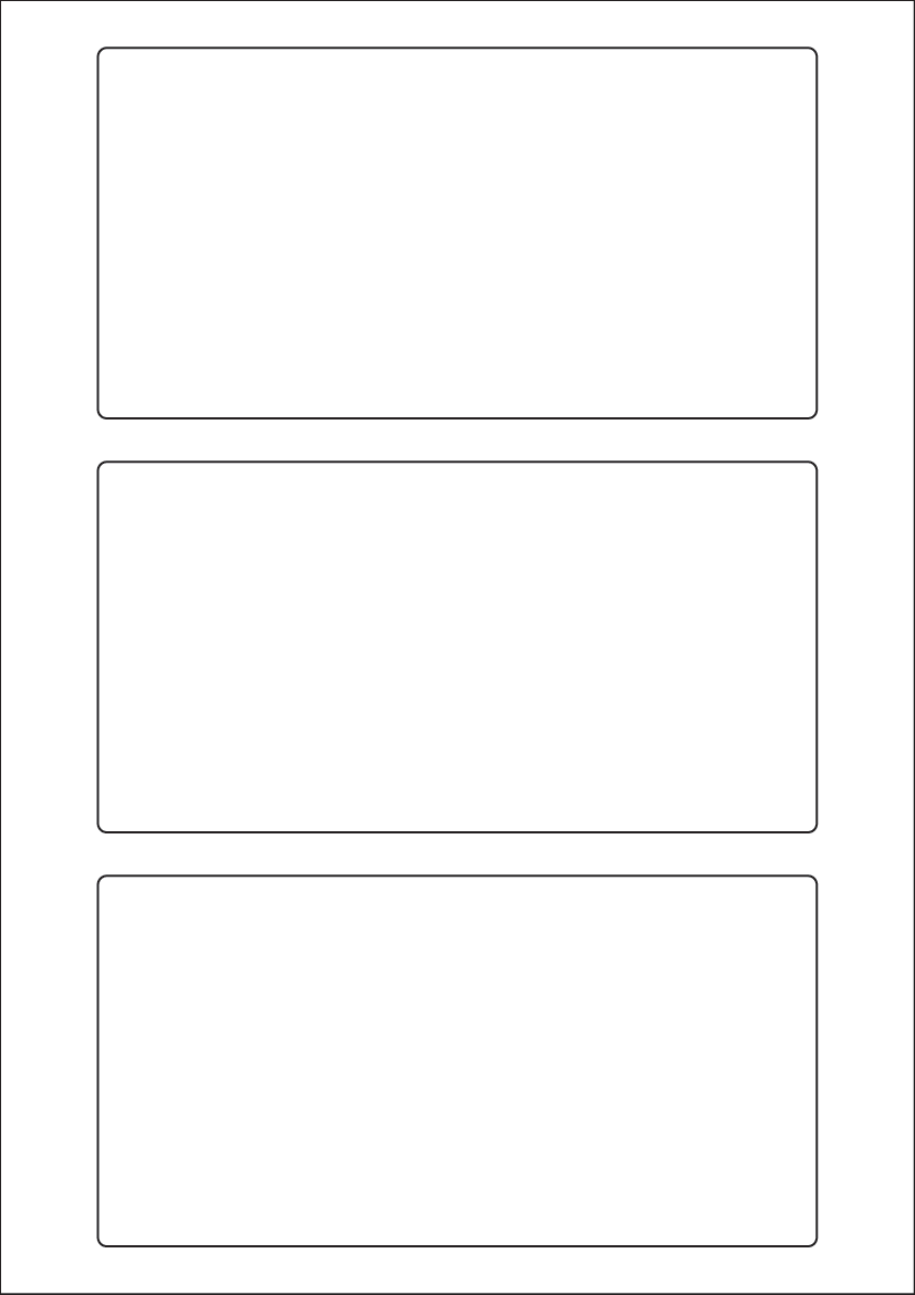Rectangle Labels 165mm x 85mm - White Paper Labels