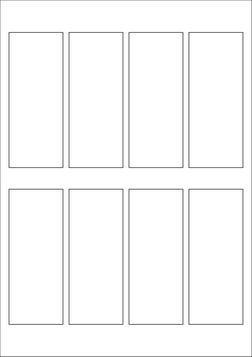 Rectangle Labels 112.5mm x 45mm - White Paper Labels