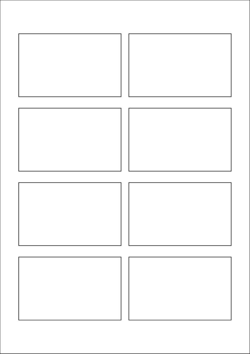 Rectangle Labels 86mm x 52.9mm - White Paper Labels