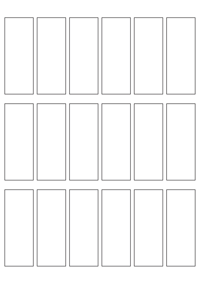 Rectangle Labels 80mm x 30mm - White Paper Labels