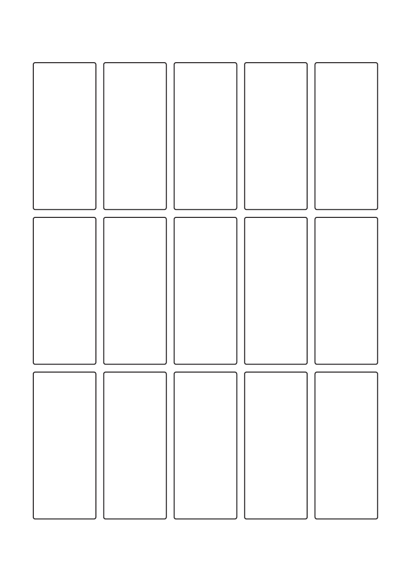 Rectangle Labels 75mm x 32mm - White Paper Labels