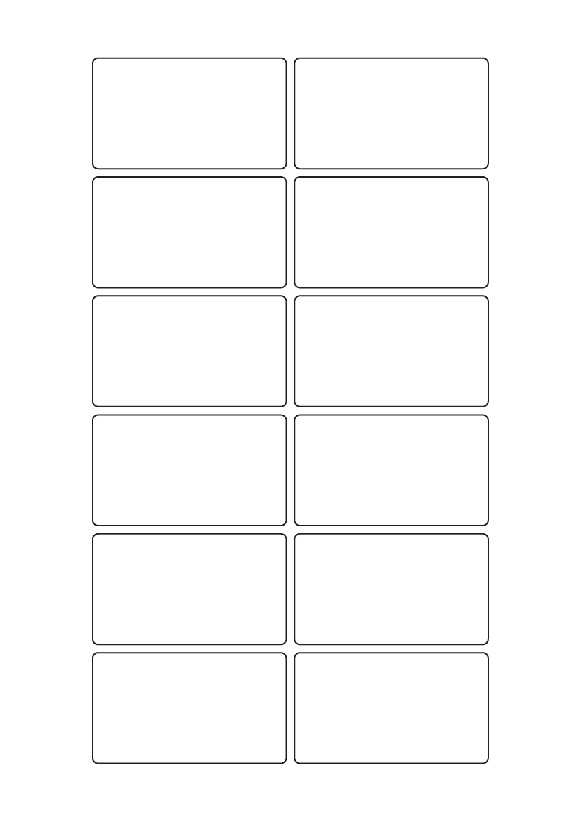 Rectangle Labels 70mm x 40mm - White Paper Labels