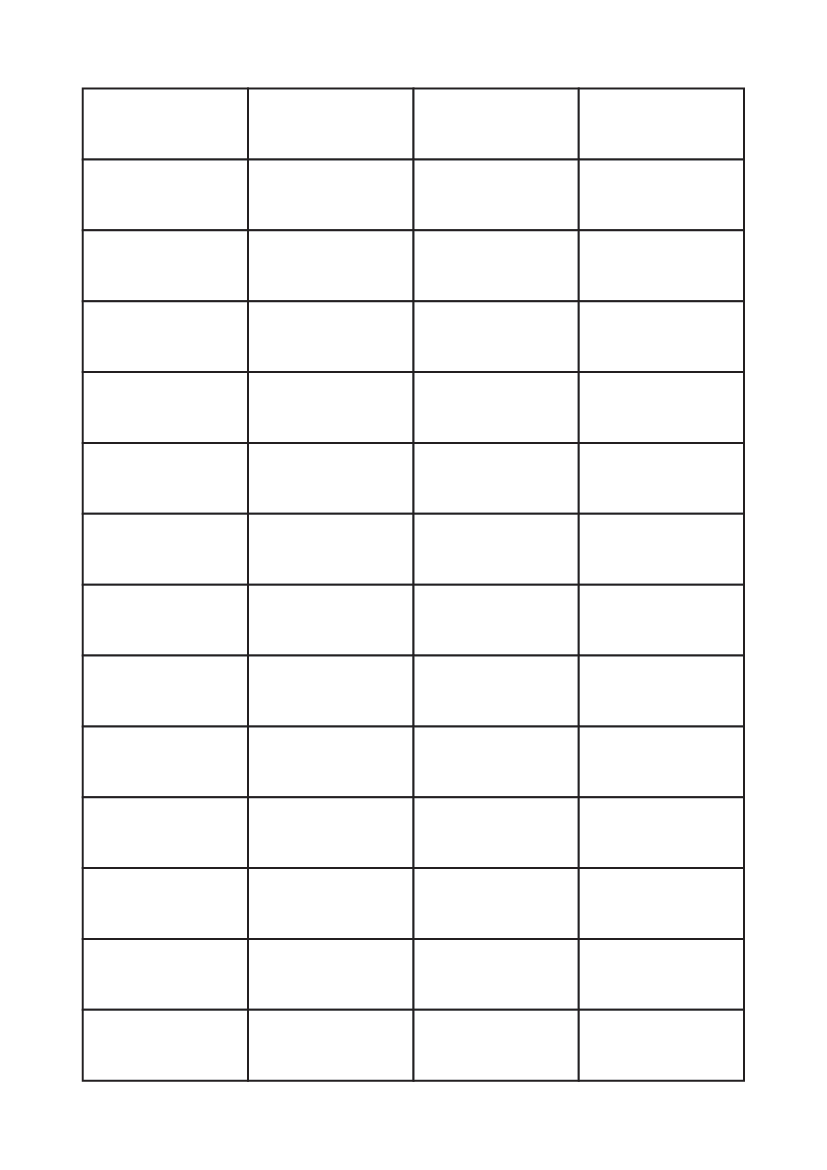 Rectangle Labels 42mm x 18mm - White Paper Labels