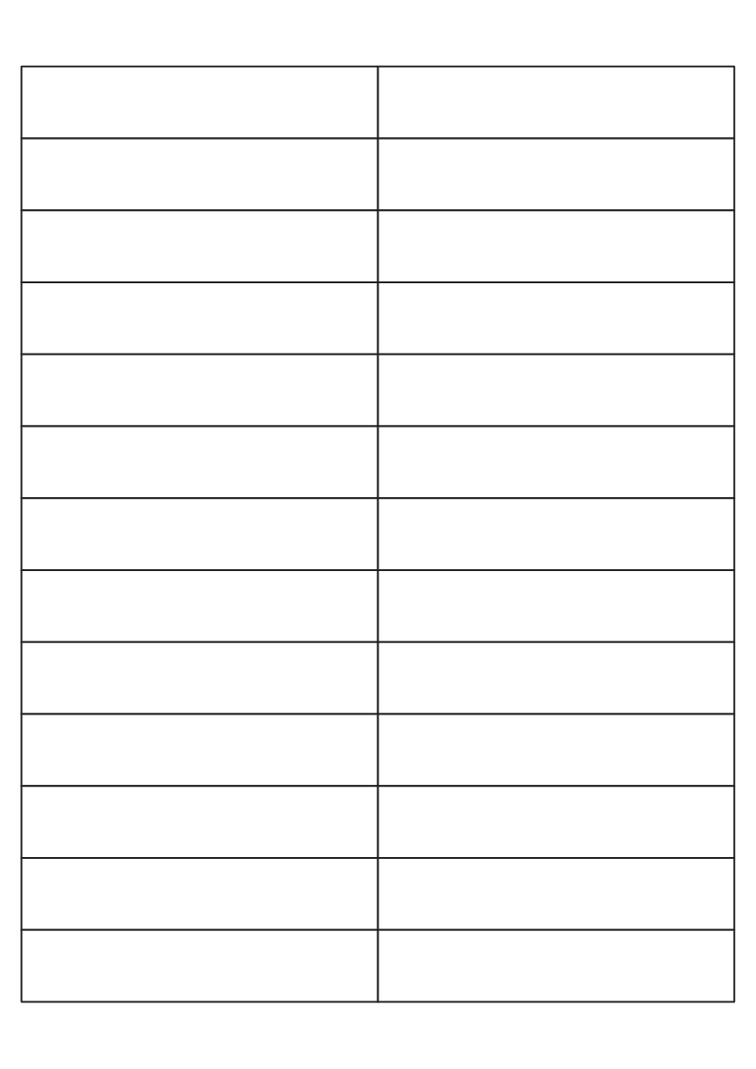 Rectangle labels 99mm x 20mm - White Paper Labels