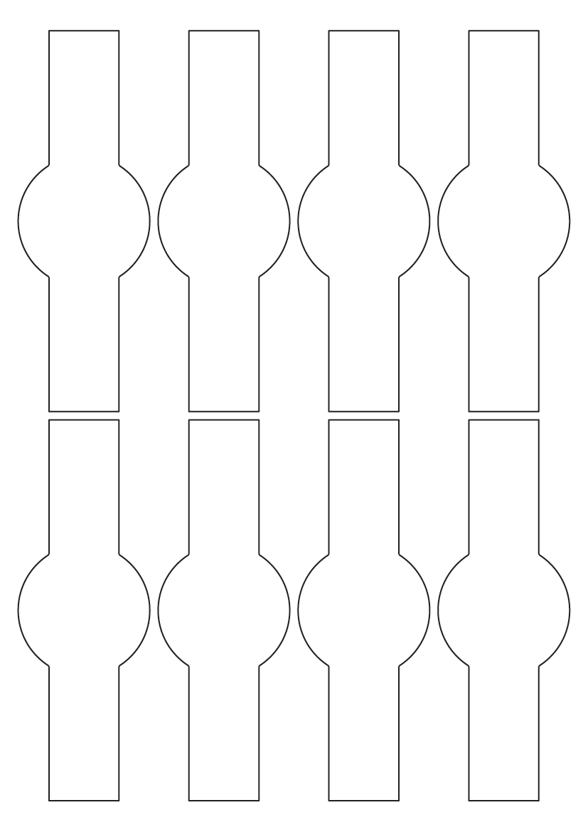 Bottle labels 136mm x 47mm - White Paper Labels