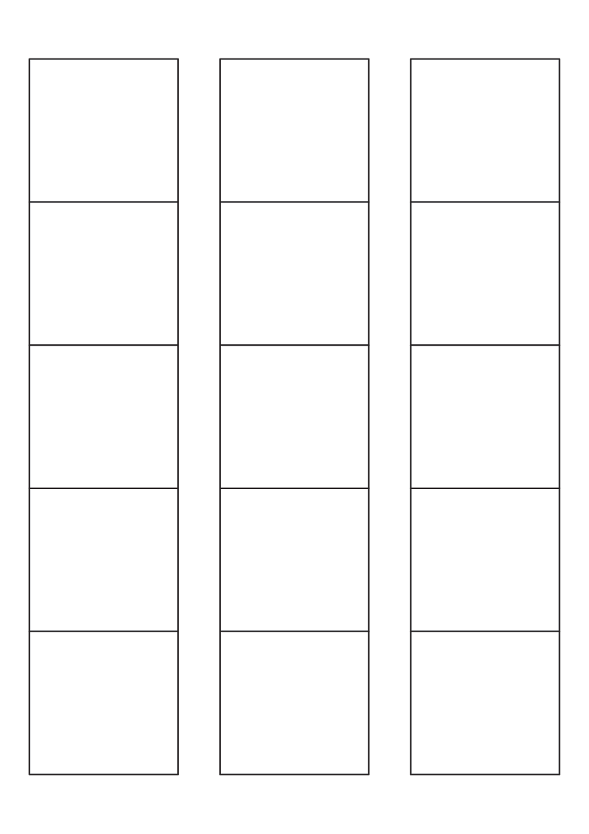 Rectangle labels 53mm x 51mm - Vinyl PVC Labels