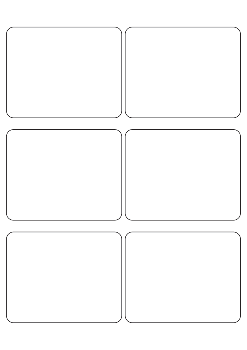 Rectangle labels 98mm x 77mm - Vinyl PVC Labels