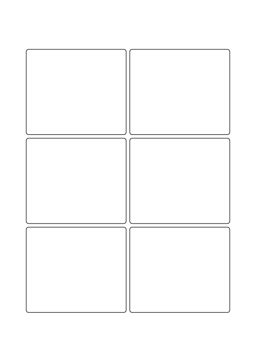 Rectangle labels 82mm x 70mm - Vinyl PVC Labels