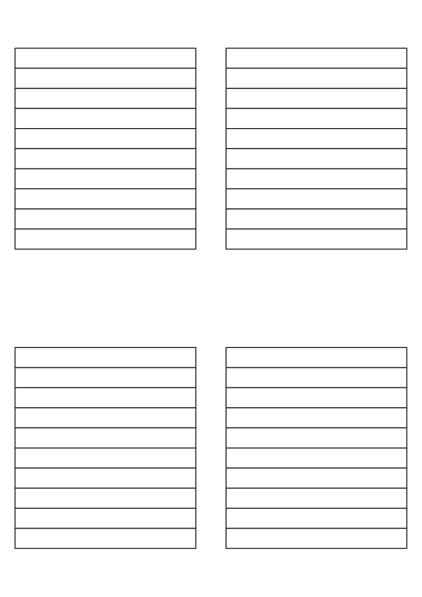 Rectangle labels 90mm x 10mm - Vinyl PVC Labels