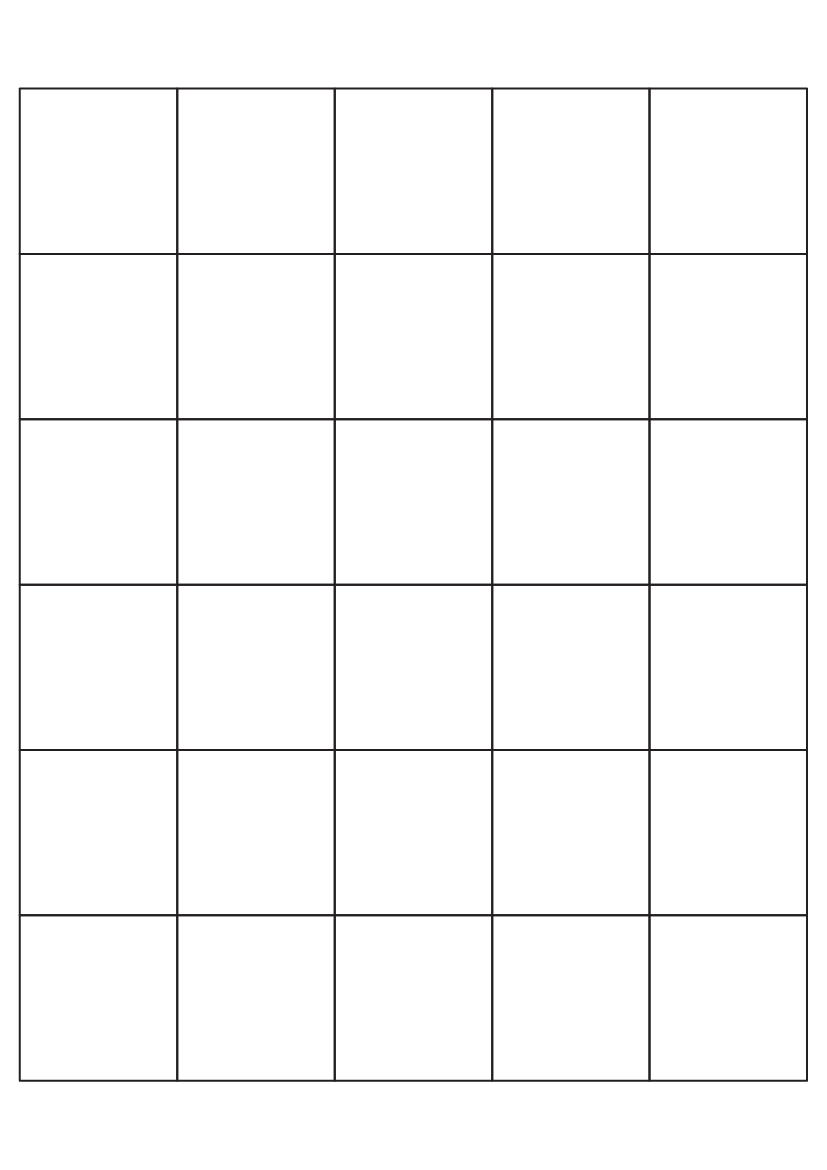 Rectangle labels 42mm x 40mm - Vinyl PVC Labels