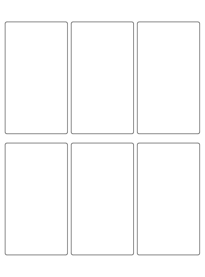 Rectangle labels 120mm x 67mm - Vinyl PVC Labels