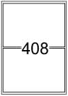 Rectangle Labels 200 mm x 140 mm - White Paper Labels