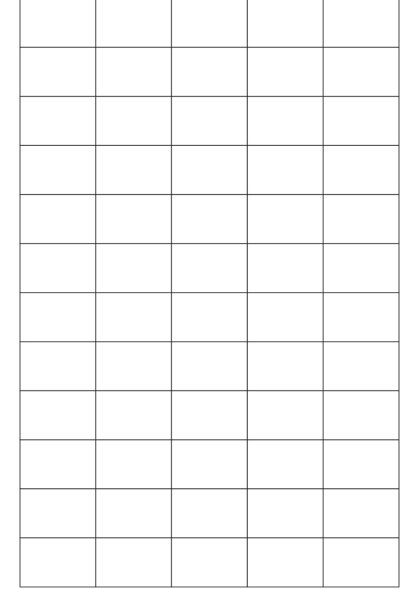 Rectangle labels 38mm x 24.6mm - Vinyl PVC Labels